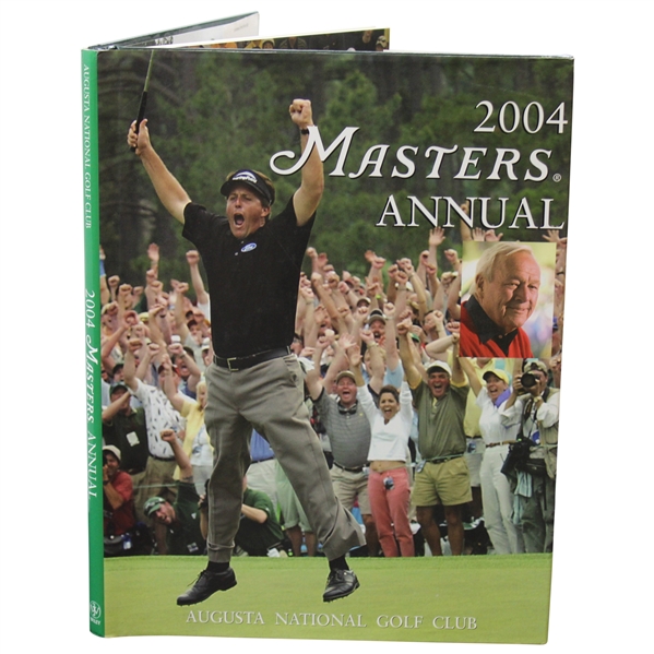 2004 Masters Tournament Annual Book - Phil Mickelson Winner