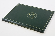 2009 Masters Tournament Annual Book - Angel Cabrera Winner