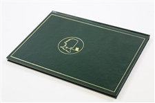 2009 Masters Tournament Annual Book - Angel Cabrera Winner