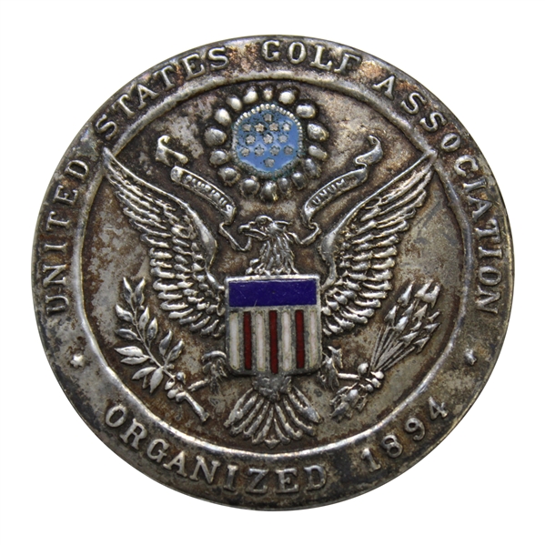 1957 US Amateur at The Country Club Brookline Sterling Silver Runner-Up Medal