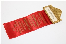 1953 Intl. Mixed Two-Ball Open Golf Tournament Contestant Badge Belonging to Pete Cooper