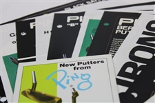 Classic PING Advertising Lot of 1970's Putters & more with Correspondence