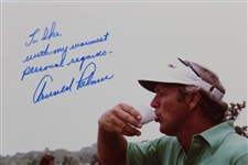 Arnold Palmer Perfectly Signed & Inscribed Photo to Ike Grainger JSA ALOA