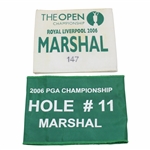 2006 OPEN Championship & 2006 PGA Championship Marshall Arm Bands - Tiger Wins