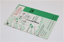 1964 Masters Tournament Spectator Guide - Arnie's Final Masters Win