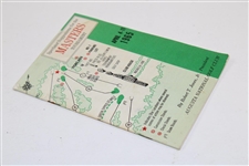 1965 Masters Tournament Spectator Guide - Jack Nicklaus Winner