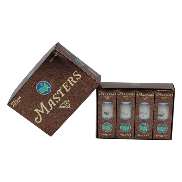 2019 Masters Tournament Logo Berckmans Place Dozen PRO-V1 Golf Balls in Box