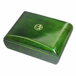 2015 Masters Tournament Ltd Ed Berckmans Place Golf Balls in Emerald Green Wood Case