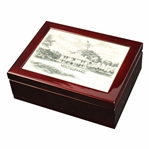 2014 Masters Tournament Ltd Ed Berckmans Place Golf Balls in Clubhouse Cherry Wood Case