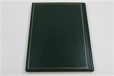 1986 Masters Tournament Green Annual Book - Jack Nicklaus 6th Masters Win