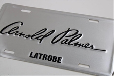 Arnold Palmer Latrobe Courtesy License Plate