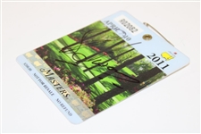 Charl Schwartzel Signed 2011 Masters Tournament SERIES Badge #R02082 JSA ALOA