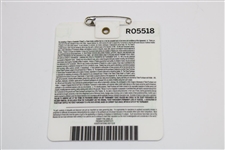 Tiger Woods Signed 2019 Masters Tournament SERIES Badge #R05518 JSA ALOA