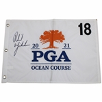 Phil Mickelson Signed 2021 PGA Championship Embroidered Flag - Rare JSA ALOA