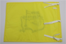 Angel Cabrera Signed 2009 Masters Embroidered Flag JSA ALOA