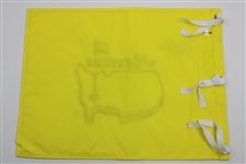 Collin Morikawa Signed Undated Masters Embroidered Flag JSA #WIT719681