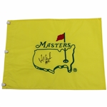 Fred Couples Signed Undated Masters Embroidered Flag with 1992 JSA ALOA