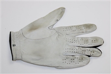 Tiger Woods Personal Tournament Used Golf Glove & Marked Used Golf Ball