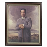 Bobby Jones Presentation Portrait Canvas Print - Framed