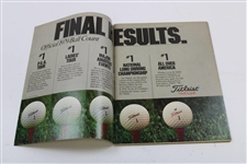 Seve Ballesteros Signed 1980 Sports Illustrated Magazine - April 21, 1980 JSA #BB45346