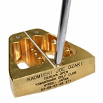 Naomichi Joe Ozaki 2005 Tsuruya Open Winner Bobby Grace Gold Plated Putter