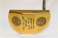 Nick Price 1995 Zimbabwe Open Winner Bobby Grace Gold Plated Putter