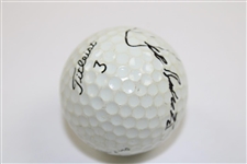 Seve Ballesteros Signed Titleist Tour Balata 100 Golf Ball JSA #Y59114