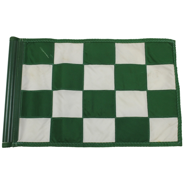 Cypress Point Embroidered Green & White Checkered Course Flown Pin Flag