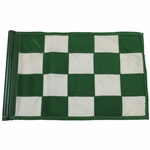 Cypress Point Embroidered Green & White Checkered Course Flown Pin Flag