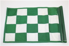 Cypress Point Embroidered Green & White Checkered Course Flown Pin Flag