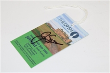 Jack Nicklaus Signed 2005 OPEN at St. Andrews Friday Juvenile Ticket #003649 JSA ALOA