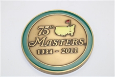 Augusta National Masters 75th Anniversary Souvenir Medallion on Stand in Box