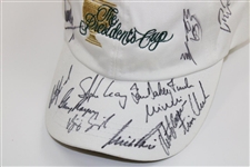 2007 The President's Cup Hat Signed by Team & Captain Gary Player JSA ALOA