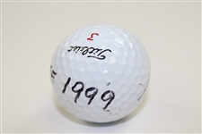 Gary Player Signed 1999 OPEN Championship at Carnoustie Used Golf Ball with Letter JSA ALOA