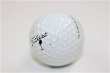 Charlie Sifford Signed Match Used Titleist Golf Ball JSA ALOA
