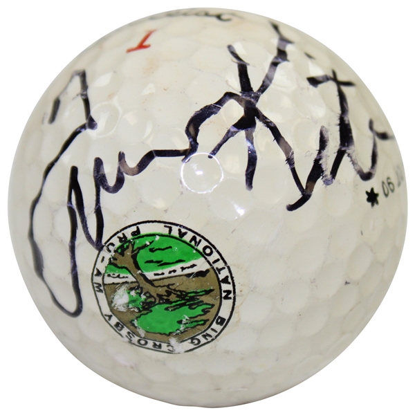 Tom Kite Signed Bing Crosby Pro-Am Logo Golf Ball JSA ALOA