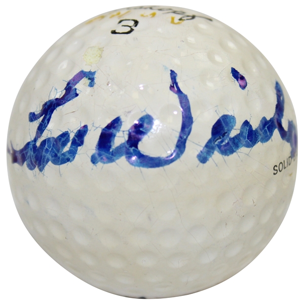 Tom Weiskopf Signed MacGregor Tom Weiskopf Model Golf Ball JSA ALOA