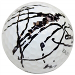 Jumbo Oazaki Signed Personal Used JUMBO Logo Golf Ball JSA ALOA
