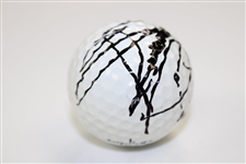 Jumbo Oazaki Signed Personal Used JUMBO Logo Golf Ball JSA ALOA