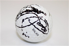 Jumbo Oazaki Signed Personal Used JUMBO Logo Golf Ball JSA ALOA