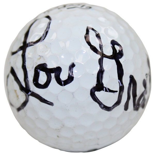 Lou Graham Signed Personal Used Marked Golf Ball - US Open Champ JSA ALOA