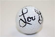 Lou Graham Signed Personal Used Marked Golf Ball - US Open Champ JSA ALOA