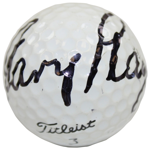 Gary Player Signed Tour Practice Titleist Balata Golf Ball JSA ALOA