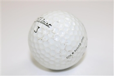 Gary Player Signed Tour 'Practice' Titleist Balata Golf Ball JSA ALOA
