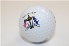 Miguel Angel Jimenez Signed 1999 Ryder Cup at The Country Club Logo Golf Ball JSA ALOA