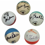 Five (5) PING Two-Tone Professional Use Golf Balls