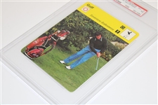 Seve Ballesteros 1977-80 Sportscaster Card #52-15 PSA NM 7 #26514284 - Pop 1!