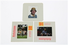 Jack Nicklaus Post Swing & with Angelo Photo Slides (Rankin) & Rodney Dangerfield Slide (Regan)