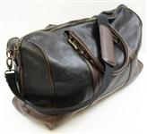 Excellent Condition 2000 Masters Black & Brown Large Leather Bag with Strap