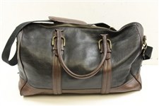 Excellent Condition 2000 Masters Black & Brown Large Leather Bag with Strap